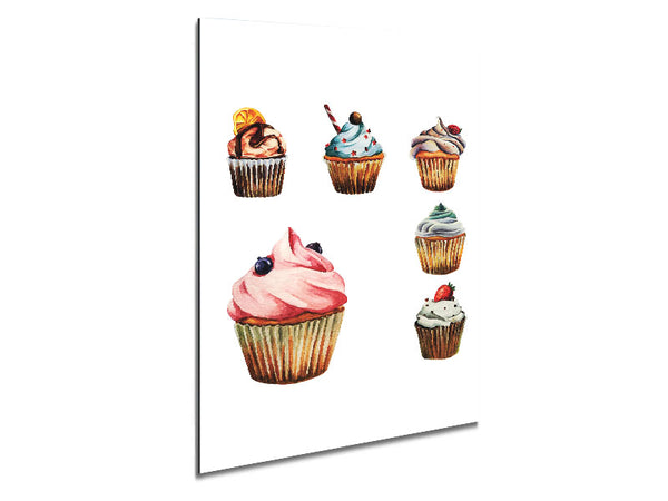 Cupcake 1 Metal Print