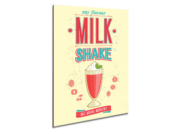 Milk Shake Metal Print