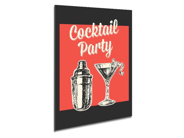 Cocktail Party 1 Metal Print