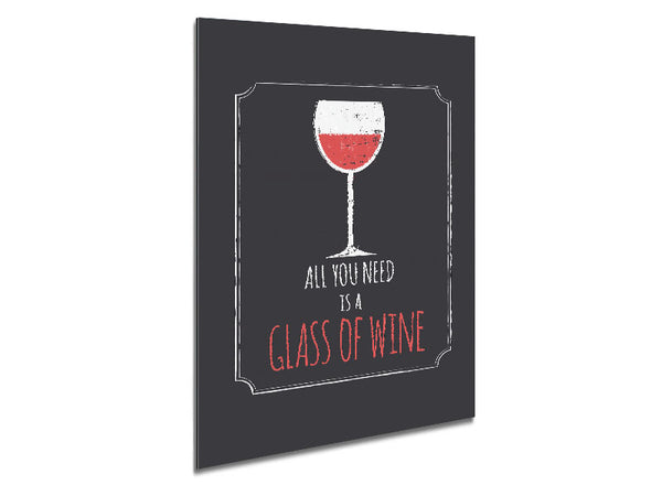 All You Need Is Metal Print