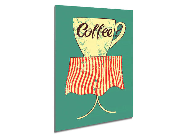 Coffee Table Metal Print