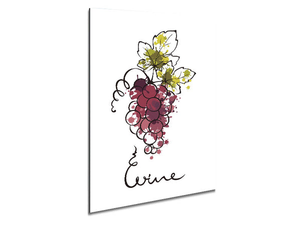 Red Wine From the Grape Metal Print