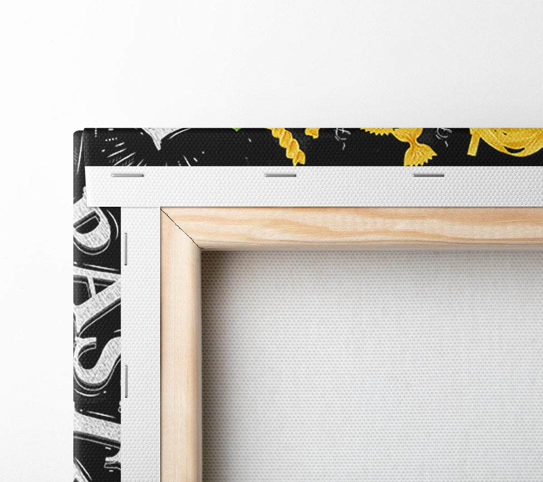  A Canvas Print of We Love Pasta Canvas Print