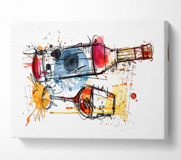  A Canvas Print of Wine Party Canvas Wall Art