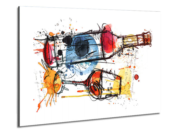 Wine Party Metal Print
