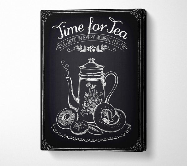  A Canvas Print of Time For Tea 1 Canvas Wall Art