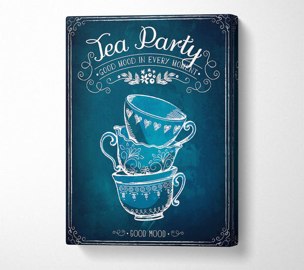  A Canvas Print of Tea Party 1 Canvas Wall Art