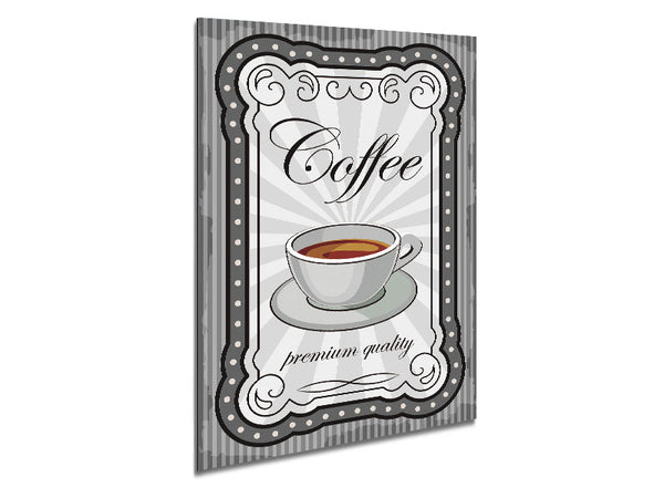 Coffee Premium Quality Metal Print