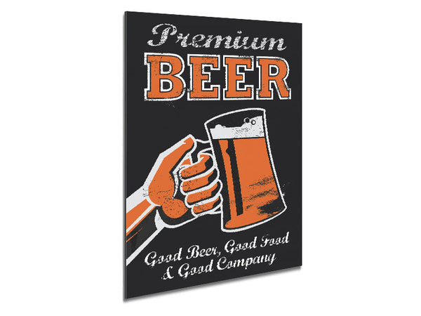 Beer Time 4 Metal Print