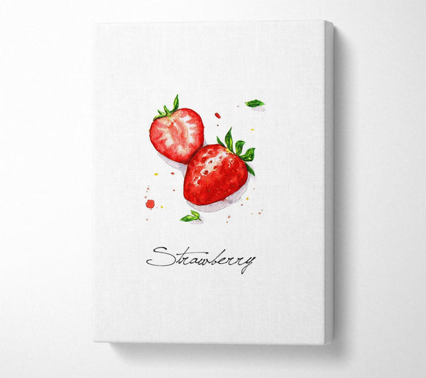  A Canvas Print of Strawberries Canvas Print