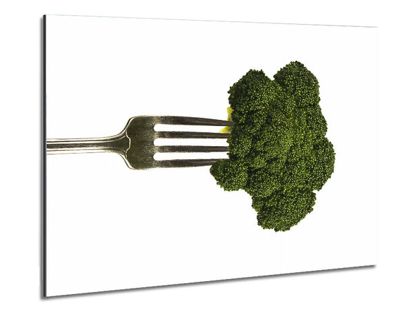 Eat Your Greens Metal Print