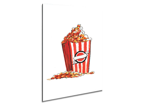 Time For Popcorn Metal Print