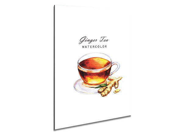 Ginger Tea Metal Print