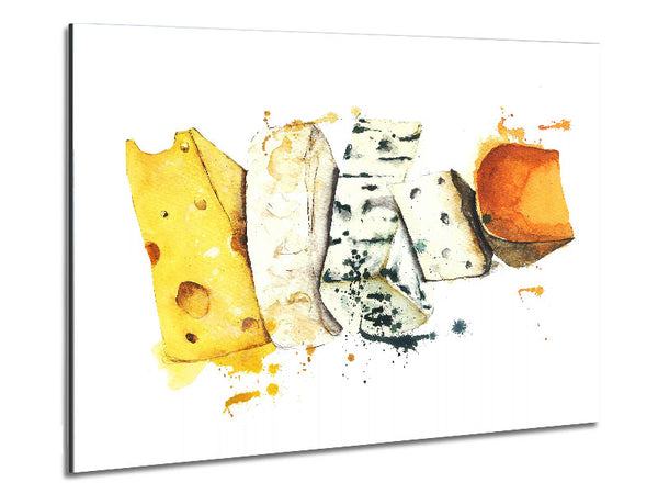 Cheese Selection Metal Print