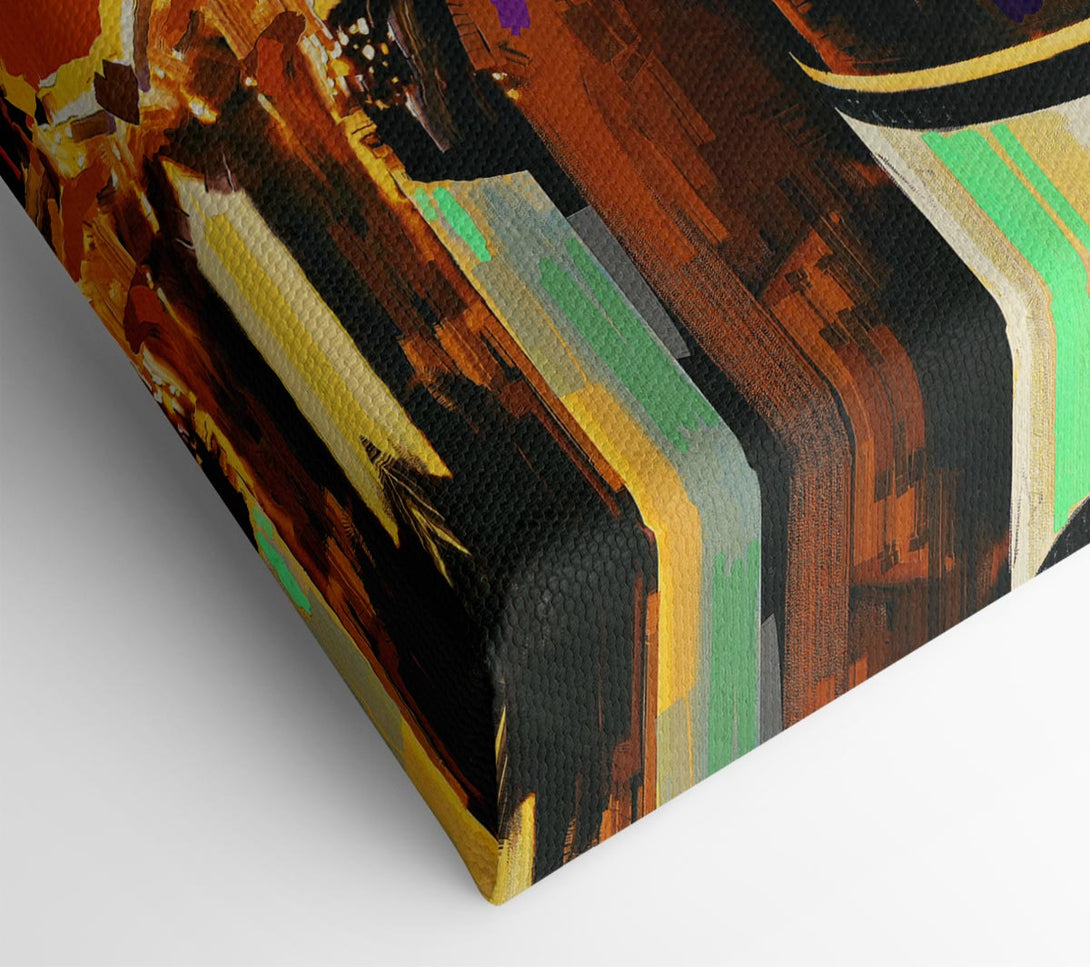  A Canvas Print of Retro Wine Bottles Canvas Art