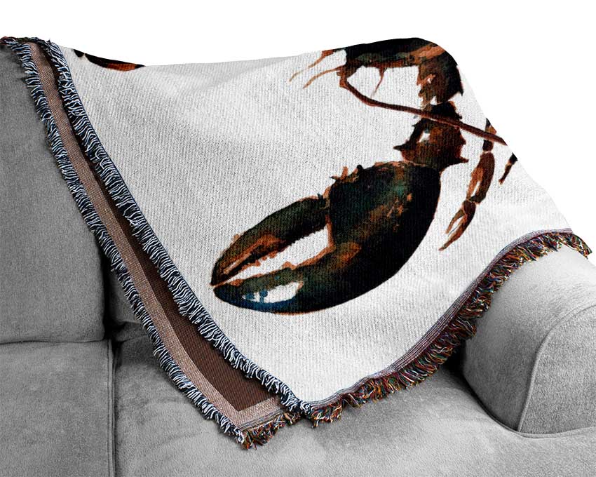 Lobster Woven Blanket