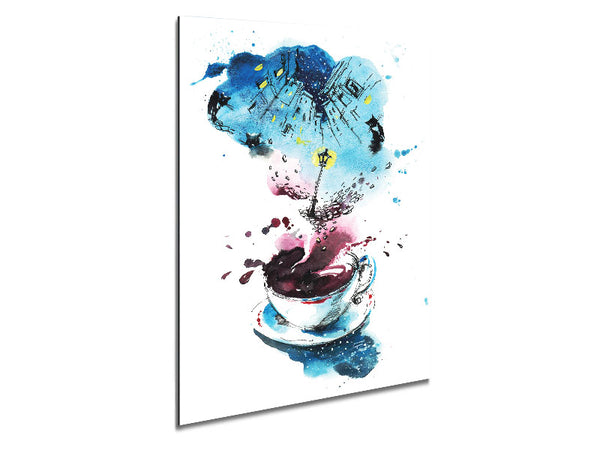 Coffee Nights Metal Print