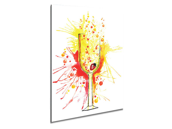 Champagne Cocktail Metal Print
