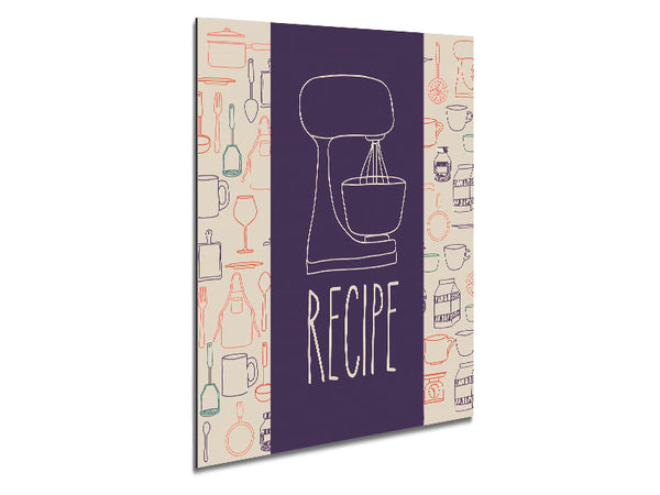 Recipe Metal Print