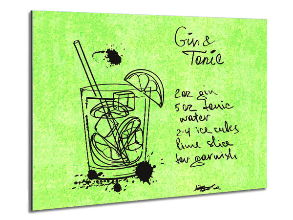 How To Make The Perfect Gin And Tonic Metal Print