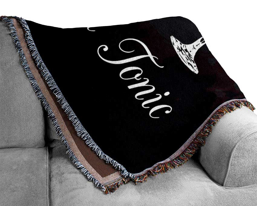 Gin And Tonic Over Ice 3 Woven Blanket