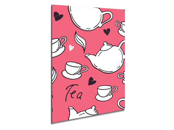 Love Of Tea Metal Print