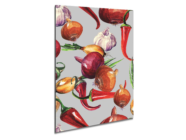 Vegetable Selection 4 Metal Print