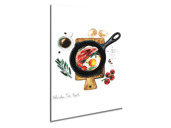 Morning Breakfast Metal Print