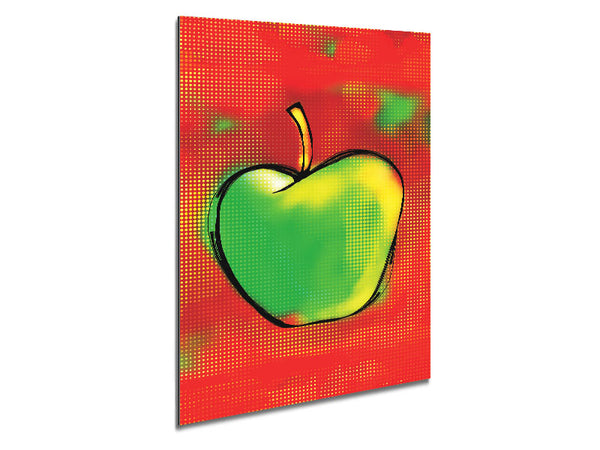 Green Apple Metal Print
