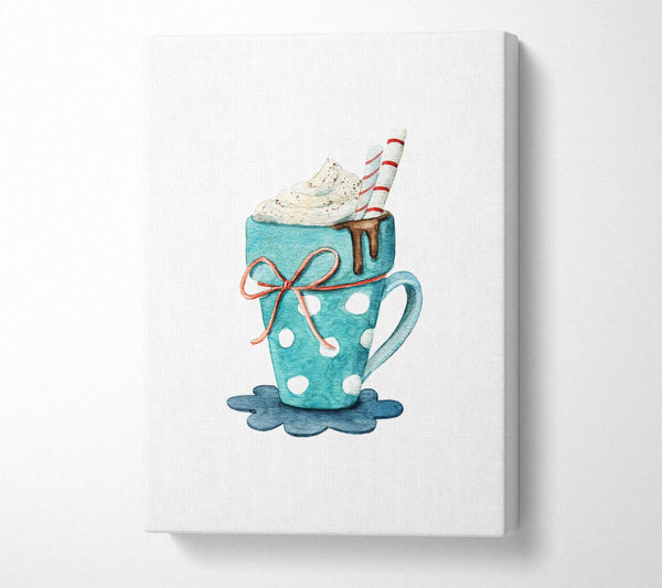  A Canvas Print of Hot Chocolate Delight Canvas Print
