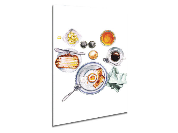 Breakfast Time Metal Print