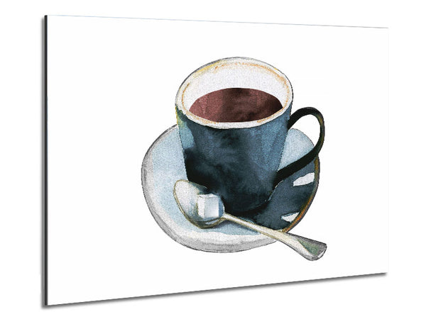 Coffee Time Metal Print