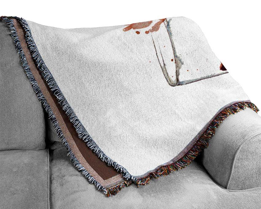Red Wine Lovers Woven Blanket