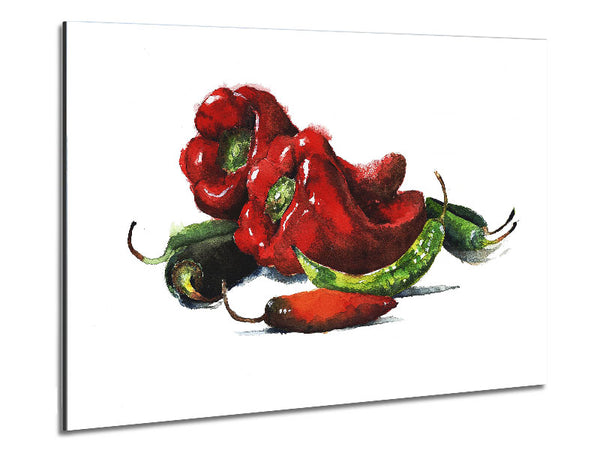 Chili Choice Metal Print