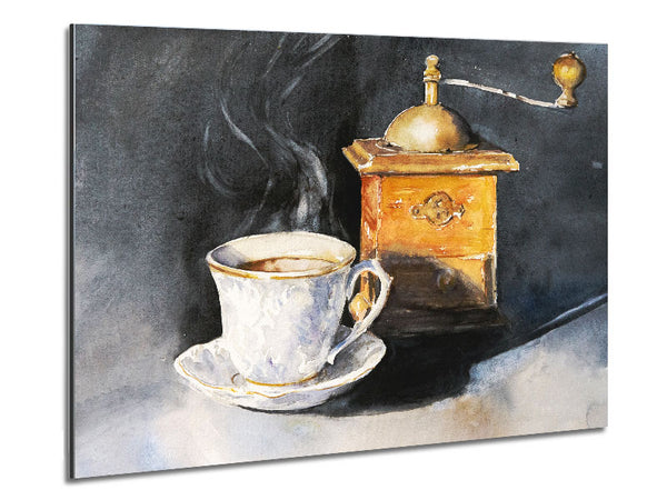 Coffee Grinder Metal Print