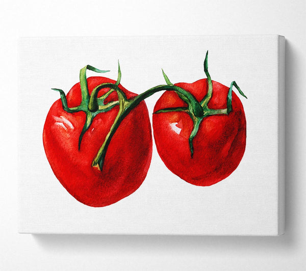  A Canvas Print of Duo Tomato 2 Canvas Print