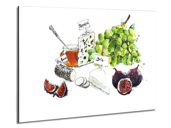 Perfect Cheeseboard Metal Print