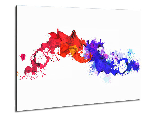 Colours Collide 1 Metal Print