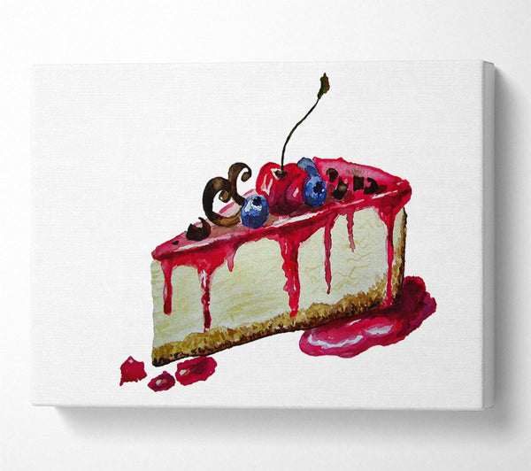  A Canvas Print of Cheesecake Delight Canvas Art