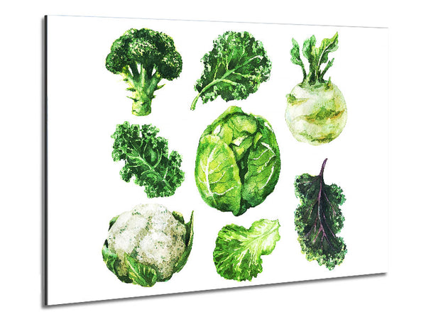 Vegetable Selection 3 Metal Print