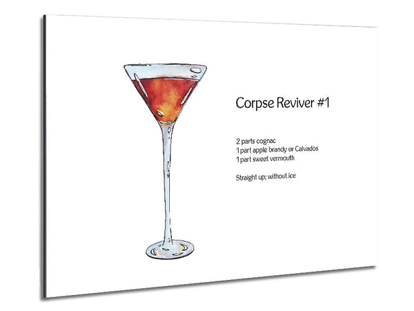 Corpse Reviver Cocktail Metal Print