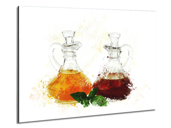 Oils Metal Print