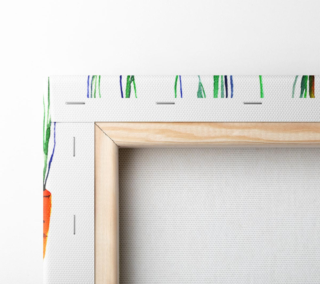 A Canvas Print of Dangling Carrots Canvas Art