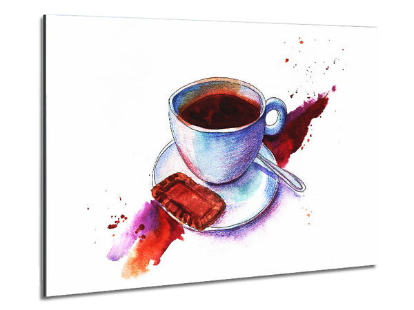 Tea And Biscuits Metal Print