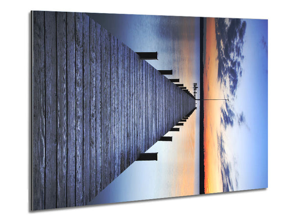 At The End Of The Pier Metal Print