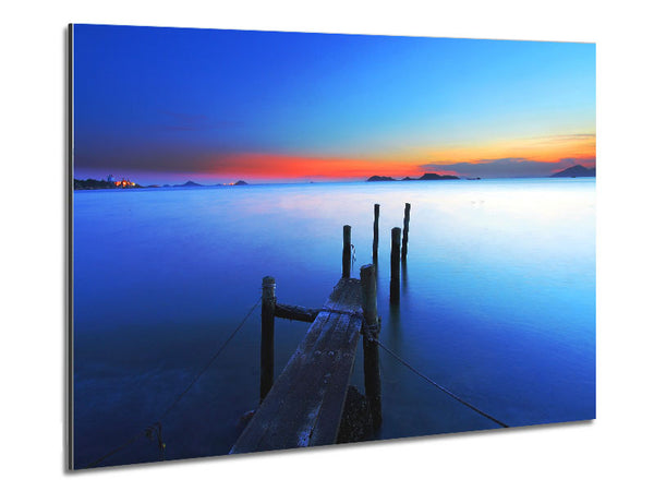 Tranquil Blues Metal Print