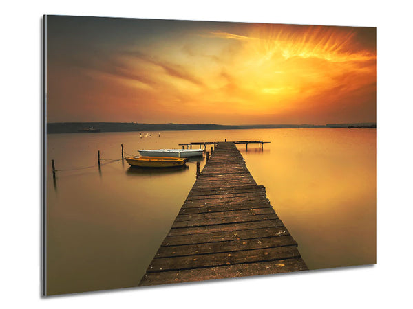 Golden Beauty Metal Print