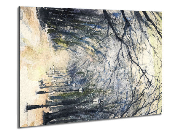Tree Canopy Walk Metal Print
