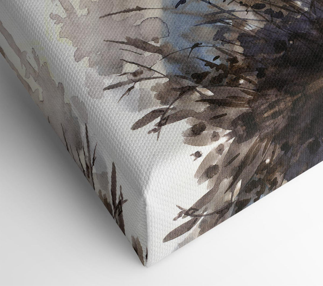  A Canvas Print of Chocolate Woodland Canvas Wall Art