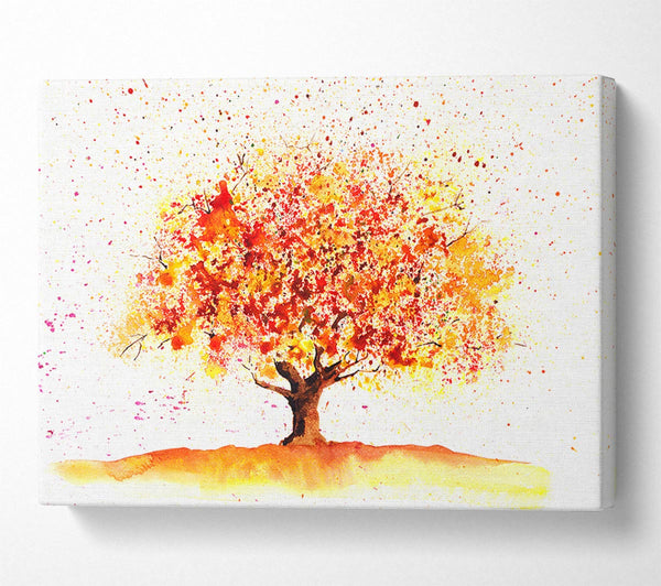  A Canvas Print of Stunning Autumn Tree Canvas Wall Art